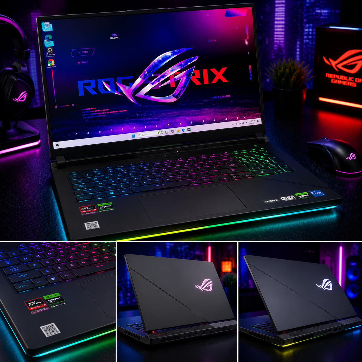 ASUS ROG STRIX SCAR 17 | Ryzen 9 | 16GB RAM | 1TB SSD | RTX 4080