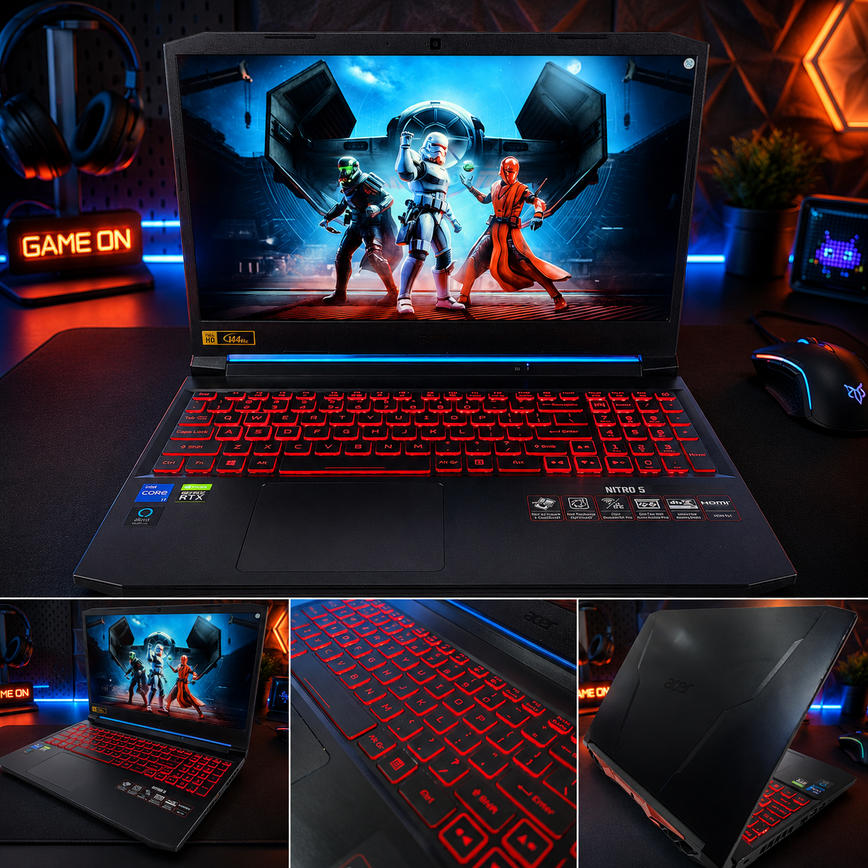 ACER NITRO 5 | Intel Core i7 | 16GB RAM | 256GB + 1TB | RTX 3050Ti