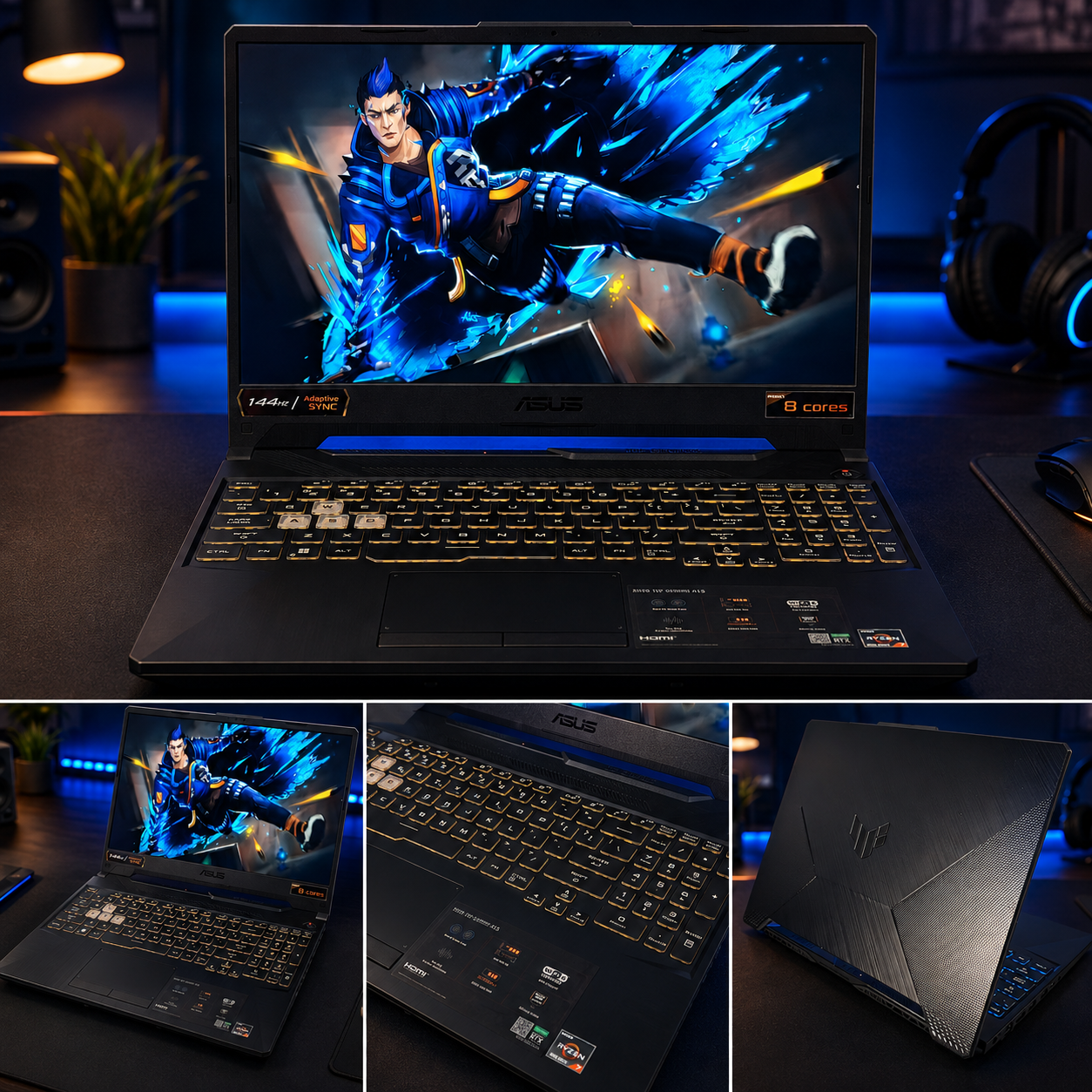 ASUS TUF A15 | AMD Ryzen 7 | 8GB RAM | 512GB SSD | RTX 3050