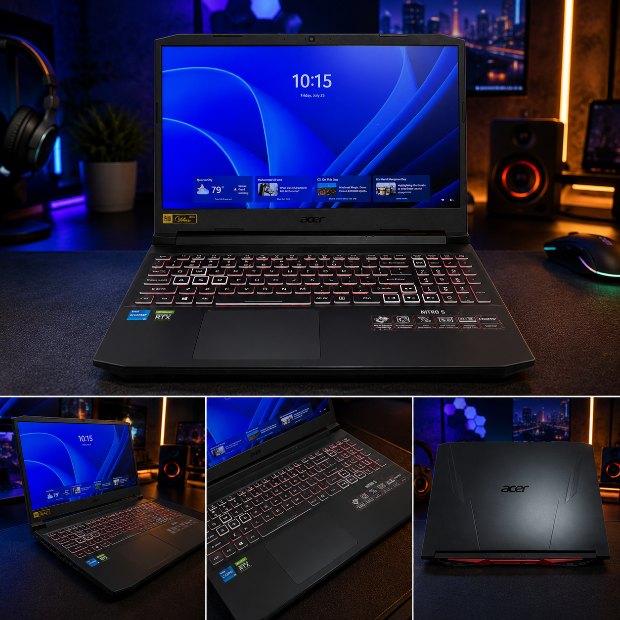 ACER NITRO 5 | i5 11th Gen | 16GB RAM | 1.5TB SSD | RTX 3050Ti