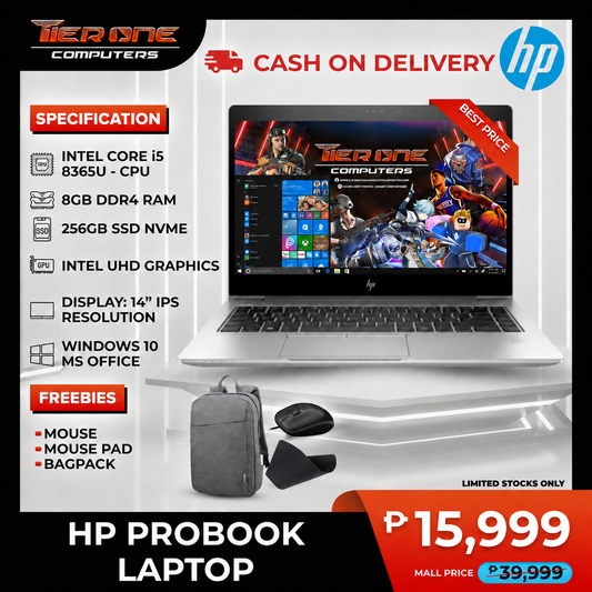 HP PROBOOK | Intel Core i5 | 8GB RAM | 256GB SSD