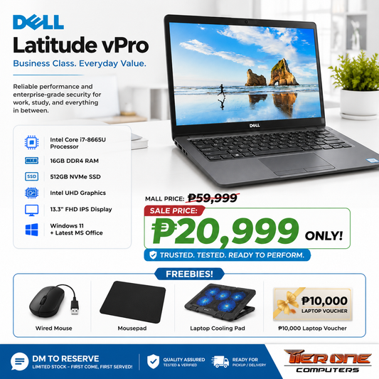 Dell Latitude vPro | Intel Core i7 | 16GB RAM | 512GB SSD | 13.3" IPS Display